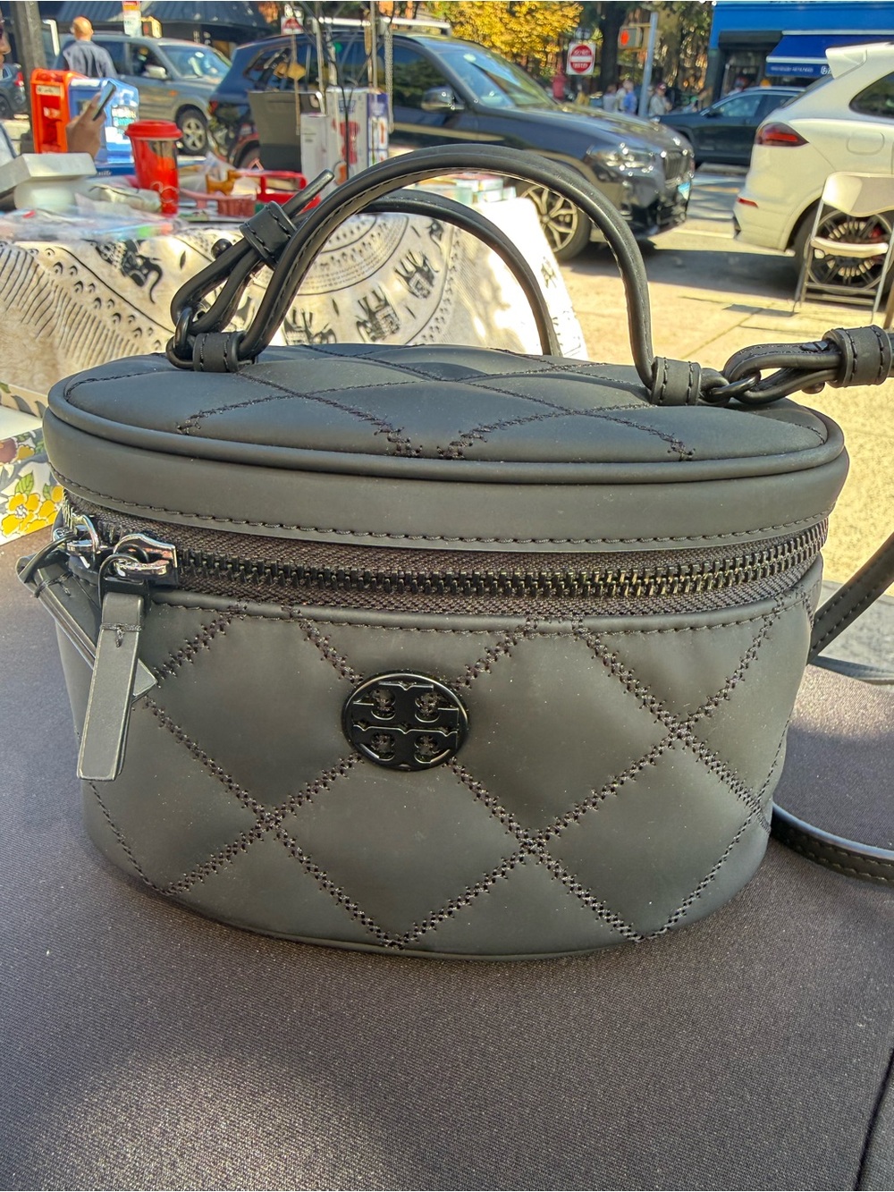 Tory Burch Quilted Mini Vanity Crossbody